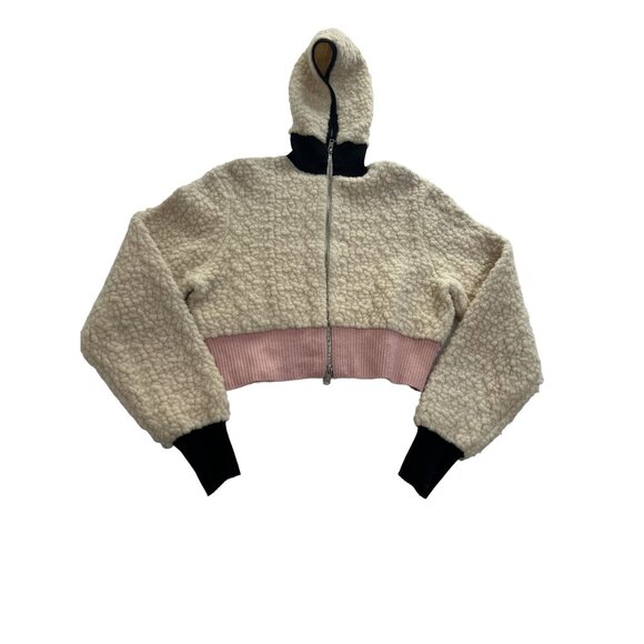 3.1 Phillip Lim Cropped Jacket in Cream Pink Black